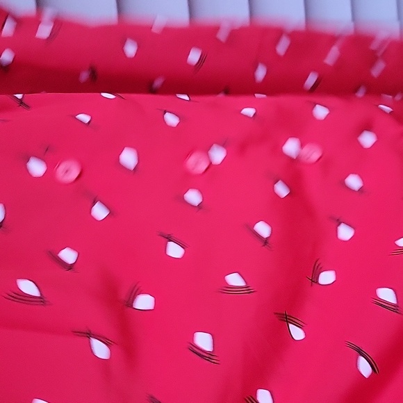 VINTAGE SUNSHINE STARSHINE WOMENS RED DRESS SIZE 16 - Picture 9 of 10